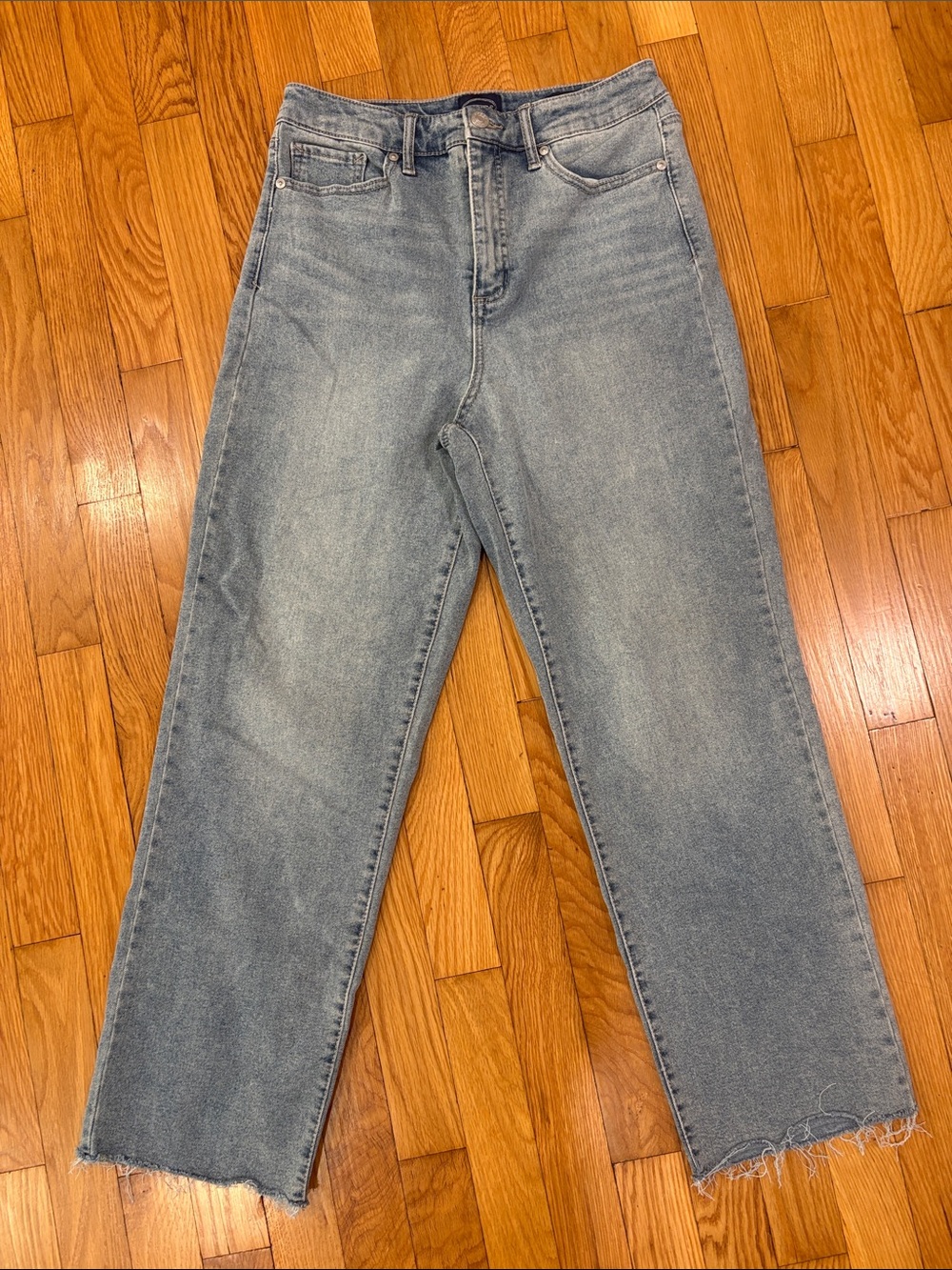 Scoop High-Waist Straight Leg Women’s Jeans - Light Wash Blue - size 4